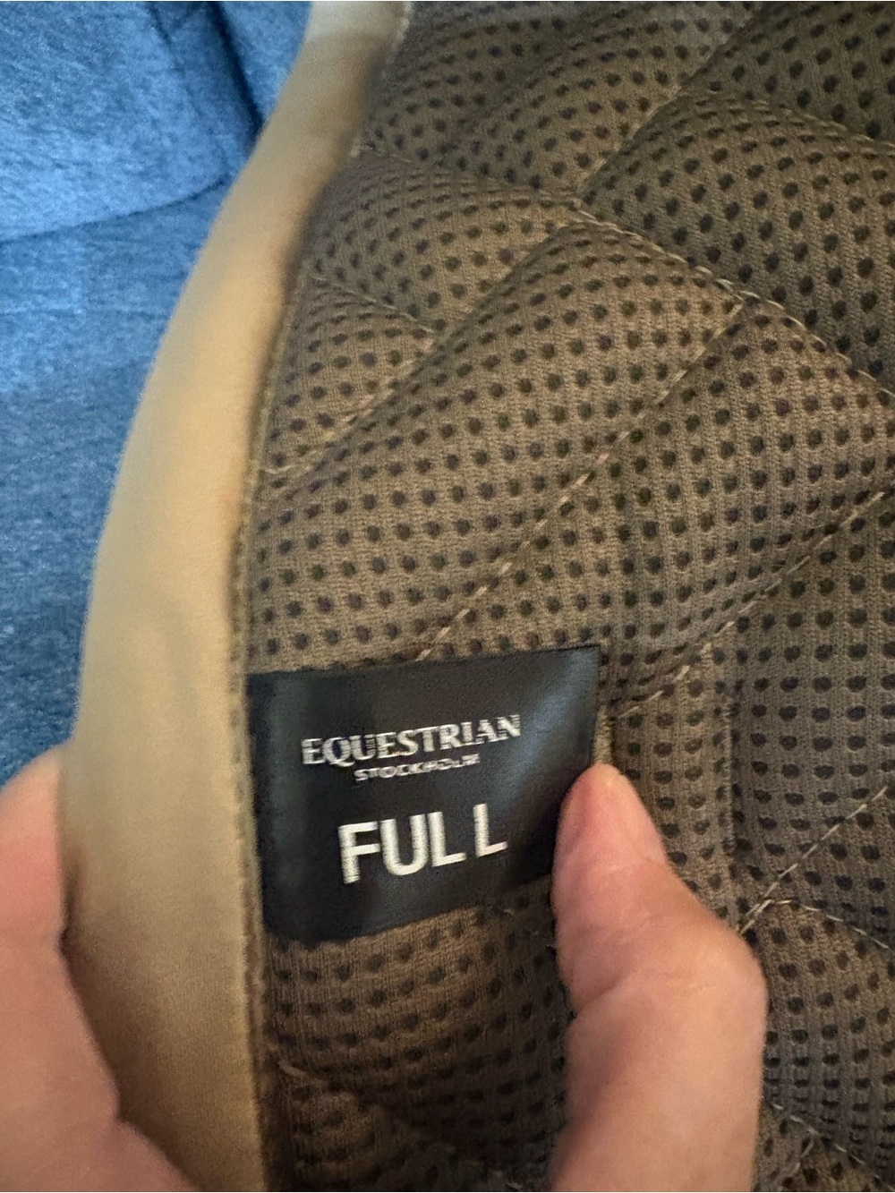 Equestrian Stockholm Dressage Saddle Pad- Sand - Picture 5 of 5